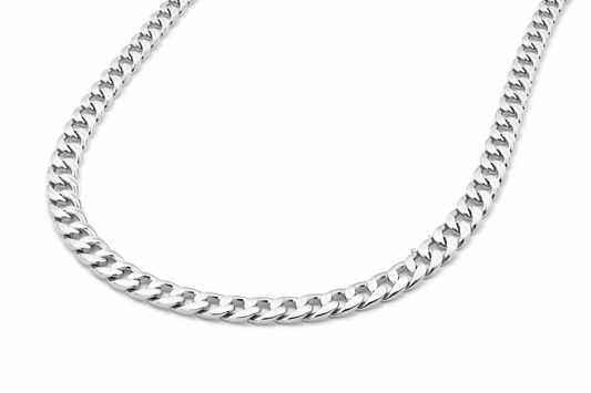 Sterling silver, Curb chain.