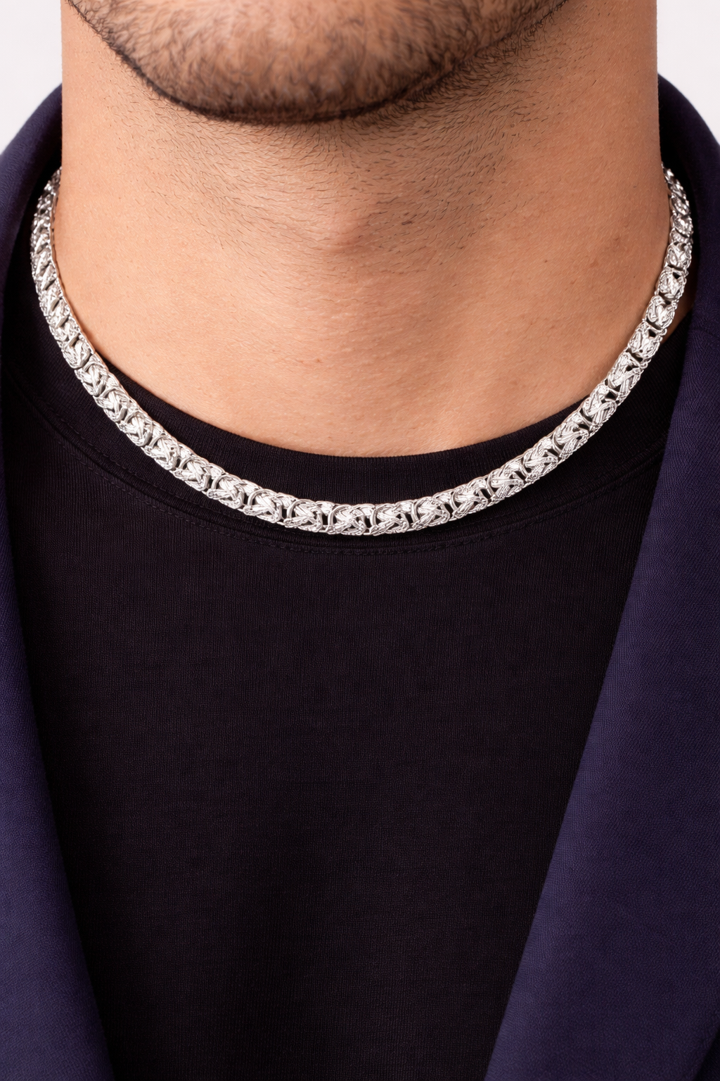 Sterling Silver Byzantine Chain