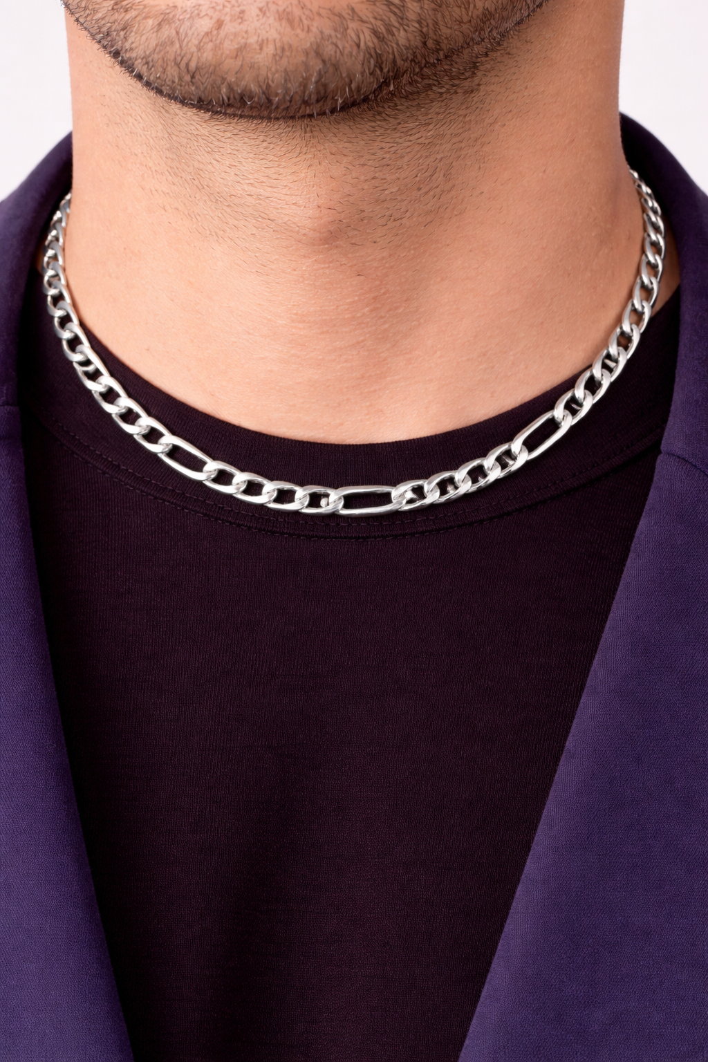 Sterling Silver Figarucci Chain