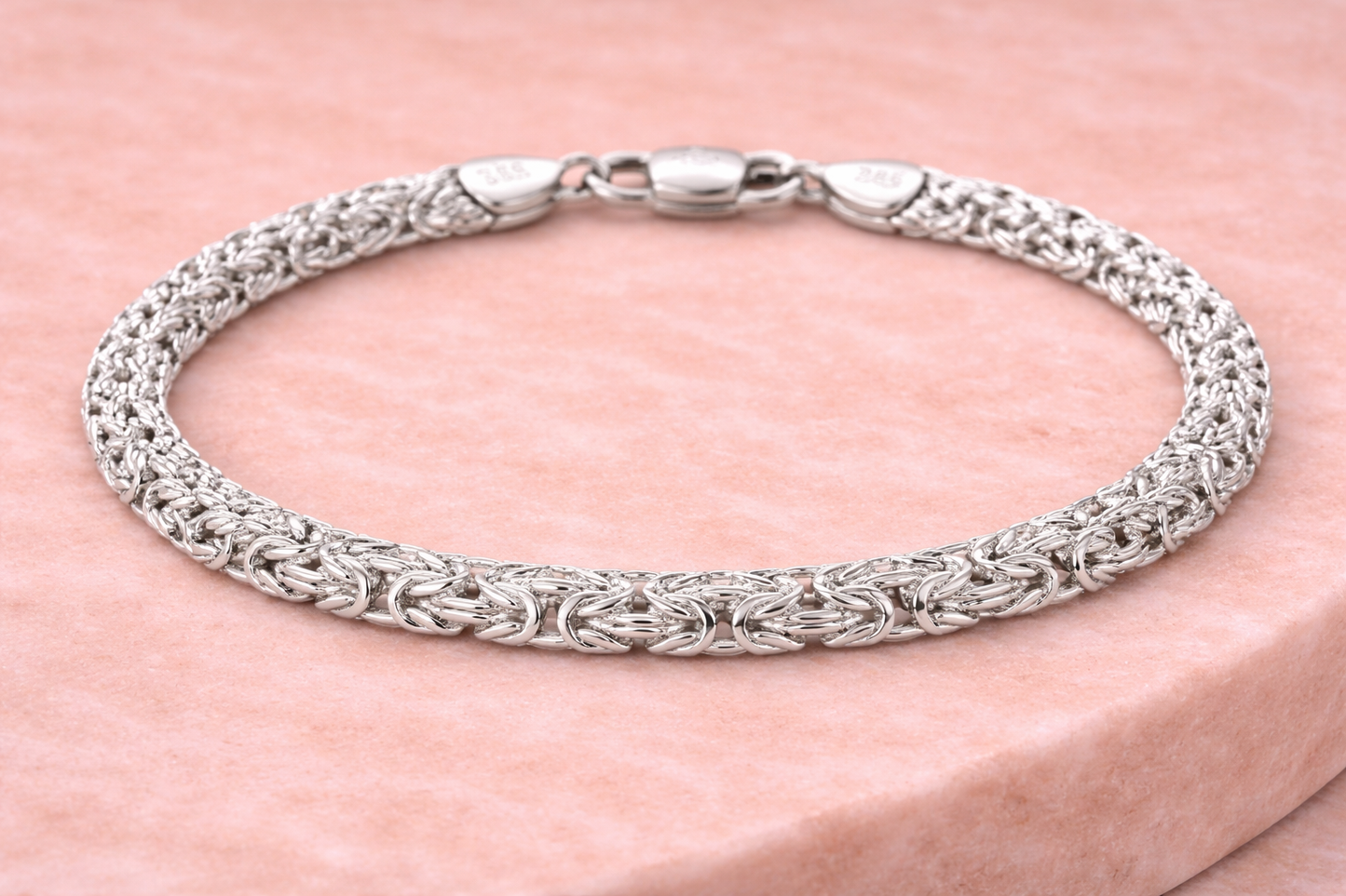 Sterling Silver Byzantine Bracelet