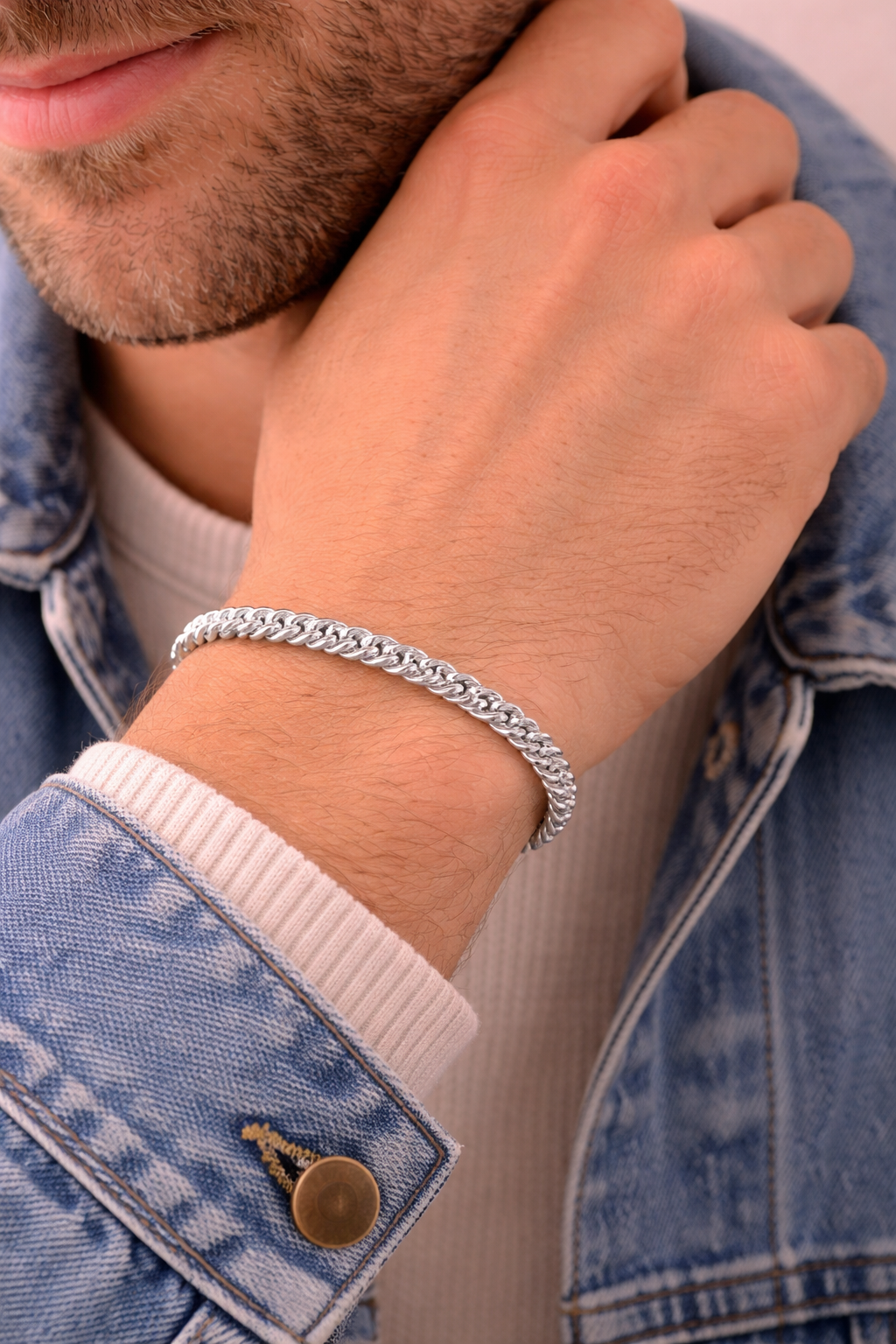Sterling Silver Rope Bracelet