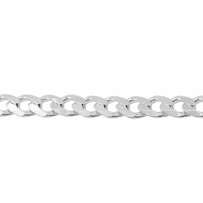 Sterling silver, Curb chain.