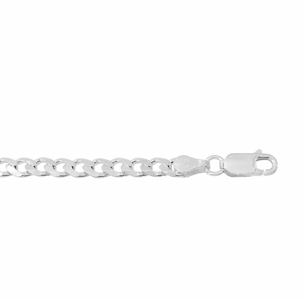 Sterling silver, Curb chain.